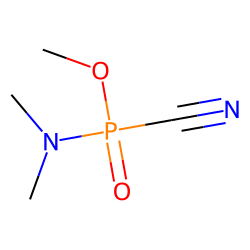 Phosphoramidocyanidic acid, N,N-dimethyl-, methyl ester