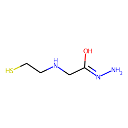 Glycine, n-(2-mercaptoethyl)-, hydrazide