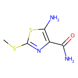 4-Thiazolecarboxamide, 5-amino-2-methylthio-
