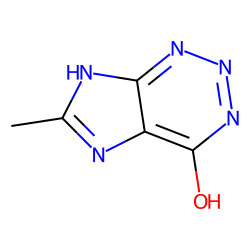 7H-imidazo[4,5-d]-v-triazin-4-one, 6-methyl-