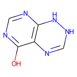 Pyrimido[5,4-e]-as-triazin-5[6h]-one, 1,2-dihydro-