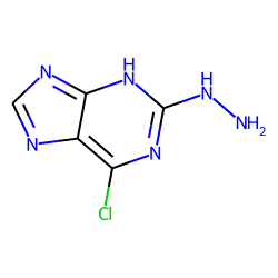 Purine, 6-chloro-2-hydrazino-