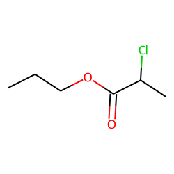 Propionic acid, 2-chloro-, propyl ester