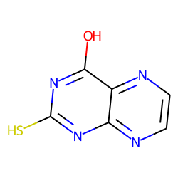 4-Hydroxy-2-mercapto pteridine