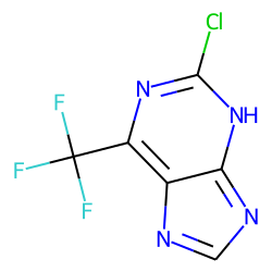 Purine, 2-chloro-6-(trifluoromethyl)-