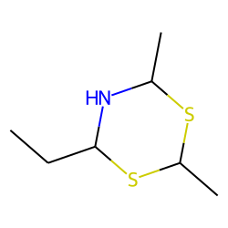 1,3,5-Dithiazine, perhydro, 4-ethyl-2,6-dimethyl, #1