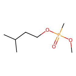 Methylphosphonic acid, 3-methyl-1-butyl, methyl ester