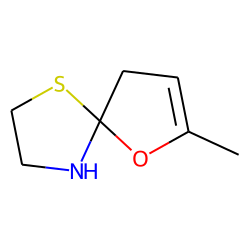 2-methyl-4,5-dihydrofuran-5-spiro-2'-thiazolidine