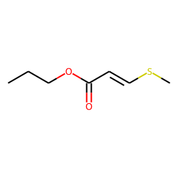 propyl 3-(methylthio)-(E)-2-propenoate