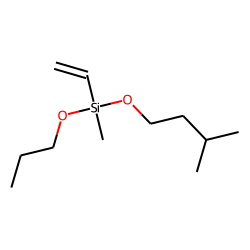Silane, methylvinyl(3-methylbutoxy)propoxy-