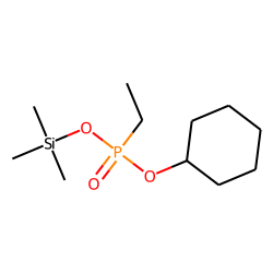 Cyclohexyl-, trimethylsilyl-, ethylphosphonate