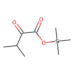 Butanoic acid, 3-methyl-2-oxo-, trimethylsilyl ester