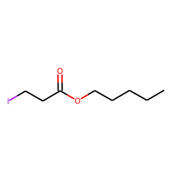 Propionic acid, 3-iodo-, pentyl ester