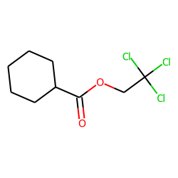 Cyclohexanecarboxylic acid, 2,2,2-trichloroethyl ester