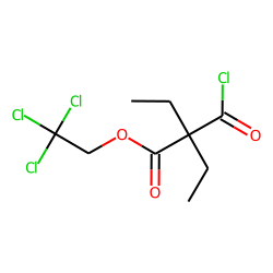 Diethylmalonic acid, monochloride, 2,2,2-trichloroethyl ester