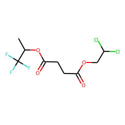 Succinic acid, 2,2-dichloroethyl 1,1,1-trifluoroprop-2-yl ester