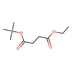 Succinic acid, monoethyl ester-, (TMS)
