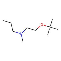N-Methyl-N-propyl aminoethane-2-ol, trimethylsilyl ether