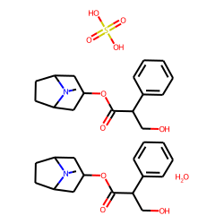 Atropine sulfate, hydrate
