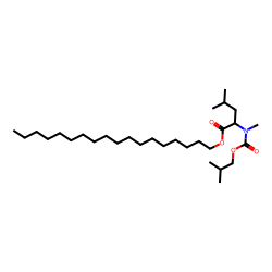 L-Leucine, N-isobutoxycarbonyl-N-methyl-, octadecyl ester
