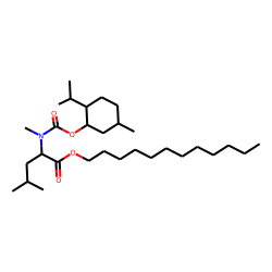 L-Leucine, N-methyl-N-((1R)-(-)-menthyloxycarbonyl)-, dodecyl ester