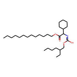 Glycine, 2-cyclohexyl-N-(2-ethylhexyl)oxycarbonyl-, tridecyl ester