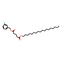 Glutaric acid, 3-fluorobenzyl octadecyl ester