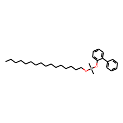 Silane, dimethyl(2-biphenyloxy)hexadecyloxy-