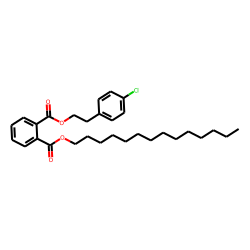 Phthalic acid, 2-(4-chlorophenyl)ethyl tetradecyl ester