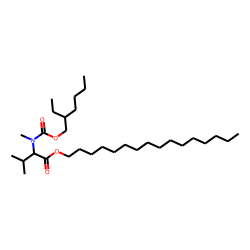 DL-Valine, N-methyl-N-(2-ethylhexyloxycarbonyl)-, hexadecyl ester