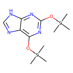 Purine, 2,6-dihydroxy, TMS