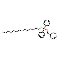 Silane, diphenyl(3-cyclohexenylmethoxy))tetradecyloxy-