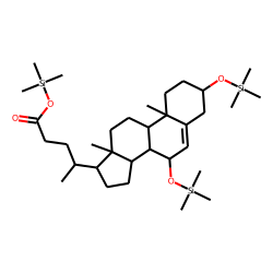 3«beta»,7«alpha»-dihydroxy-5-chol-24-oate, TMS