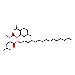 L-Leucine, N-methyl-N-((1R)-(-)-menthyloxycarbonyl)-, pentadecyl ester