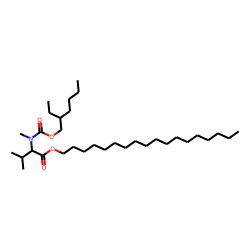 DL-Valine, N-methyl-N-(2-ethylhexyloxycarbonyl)-, octadecyl ester