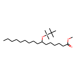 7-Hydroxy-palmitic acid, methyl ester, tBDMS ether