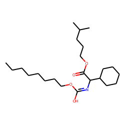 Glycine, 2-cyclohexyl-N-octyloxycarbonyl-, isohexyl ester