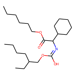 Glycine, 2-cyclohexyl-N-(2-ethylhexyl)oxycarbonyl-, hexyl ester