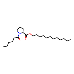 L-Proline, N-(hexanoyl)-, dodecyl ester