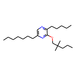 2-(2,2-Dimethylpentoxy)-3-(n-pentyl)-6-(n-heptyl) pyrazine