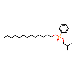 Phenylphosphonic acid, isobutyl tridecyl ester