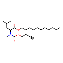 L-Leucine, N-methyl-N-(but-3-yn-1-yloxycarbonyl)-, undecyl ester
