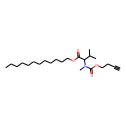 DL-Valine, N-methyl-N-(but-3-yn-1-yloxycarbonyl)-, dodecyl ester