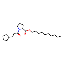L-Proline, N-(3-cyclopentylpropionyl)-, decyl ester