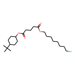 Glutaric acid, 8-chlorooctyl trans-4-tert-butylcyclohexyl ester