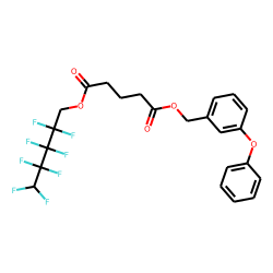 Glutaric acid, 2,2,3,3,4,4,5,5-octafluoropentyl 3-phenoxybenzyl ester
