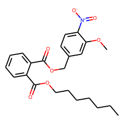 Phthalic acid, heptyl 3-methoxy-4-nitrobenzyl ester