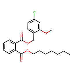 Phthalic acid, 4-chloro-2-methoxybenzyl heptyl ester