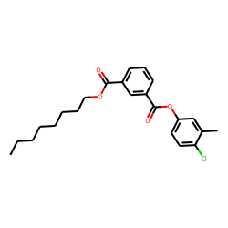 Isophthalic acid, 4-chloro-3-methylphenyl octyl ester