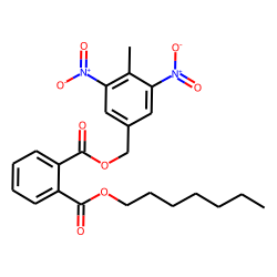 Phthalic acid, 3,5-dinitro-4-methylbenzyl heptyl ester